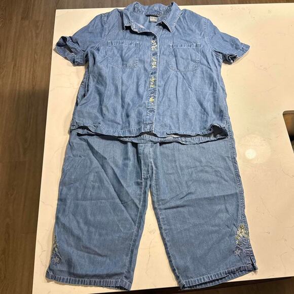 Beautiful vintage blue jean denim - Picture 1 of 8